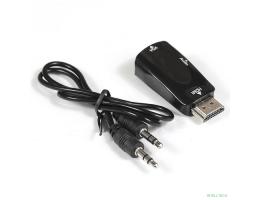 Exegate EX284927RUS Переходник HDMI-VGA ExeGate EX-HDMIM-VGAF-C (19M/15F)