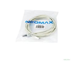 NEOMAX (NM23001-030) Шнур коммут. FTP 3 м, cat.5е, серый, многожильный