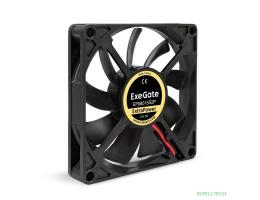 Exegate EX295234RUS Вентилятор 12В DC ExeGate ExtraPower EP08015S2P (80x80x15 мм, Sleeve bearing (подшипник скольжения), 2pin, 2500RPM, 25.5dBA)