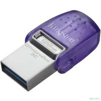 Kingston USB Drive 128Gb DataTraveler microDuo 3C DTDUO3CG3/128GB USB3.0 фиолетовый